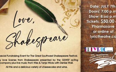 The Lyric Presents: GSWSF Fundraiser! Love, Shakespeare